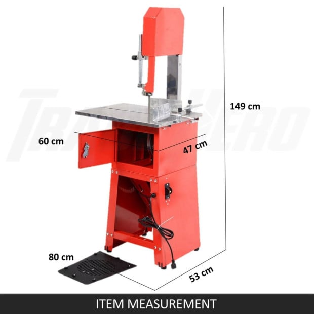 Meat Cutting Band Saw 10 Meat Mincer Bandsaw Sausage Filler Slicer Image 6