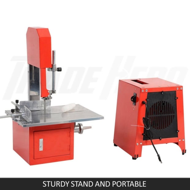 Meat Cutting Band Saw 10 Meat Mincer Bandsaw Sausage Filler Slicer Image 9