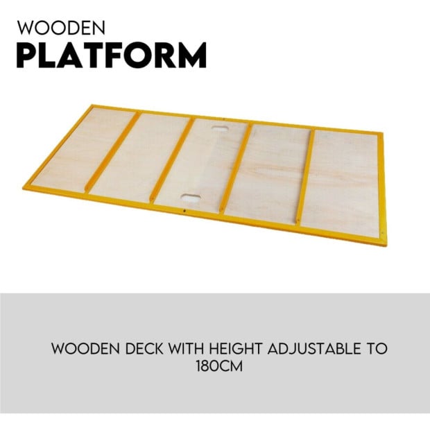 450kg Mobile Ladder Scaffolding Platform Portable Ladder Image 5