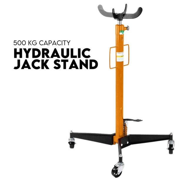 Hydraulic Transmission Jack 500kg Single Stage Gearbox Lifter Hoist