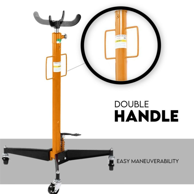 Hydraulic Transmission Jack 500kg Single Stage Gearbox Lifter Hoist