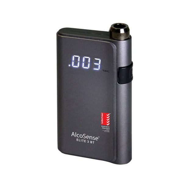 Alcosense Elite 3 BT Breathalyser Bluetooth APP AS3547 Certified
