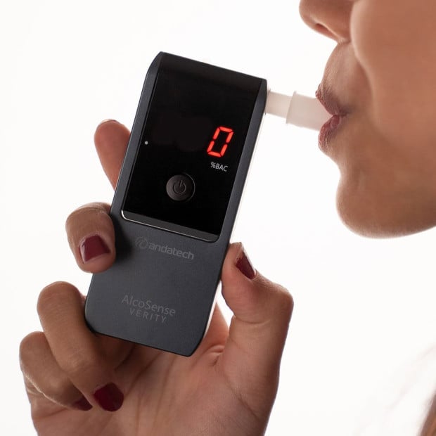 Alcosense Verity Personal Breathalyser AS3547 Certified - Navy Image 4