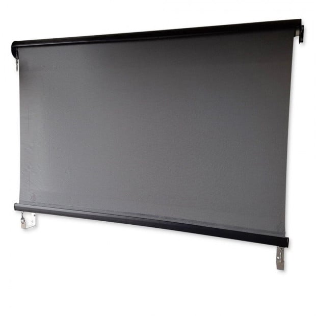 Outdoor Roller Blind Sun Screen Awning With Aluminium Hood 2000