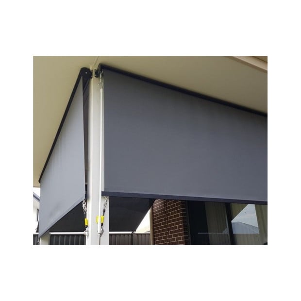Outdoor Roller Blind Sun Screen Awning With Aluminium Hood 2000 Image 5