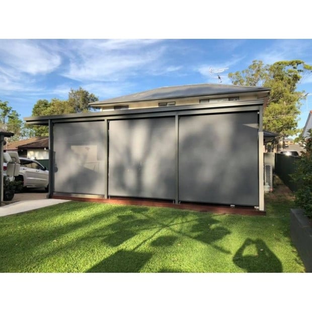 Outdoor Roller Blind Sun Screen Awning With Aluminium Hood 2000 Image 6