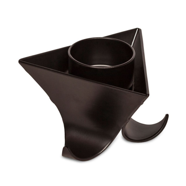 Small Decorative Black Metal Tea Light Candle Holders In Set Of 3 Image 4