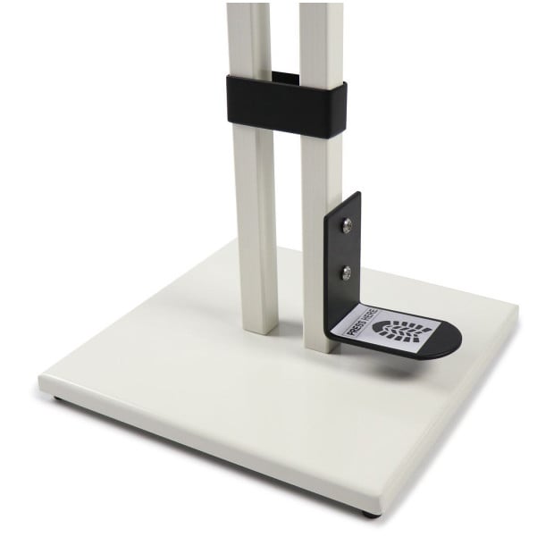 Lirash Touch Free Hand Sanitiser Dispenser Stand Foot Operated White Image 7