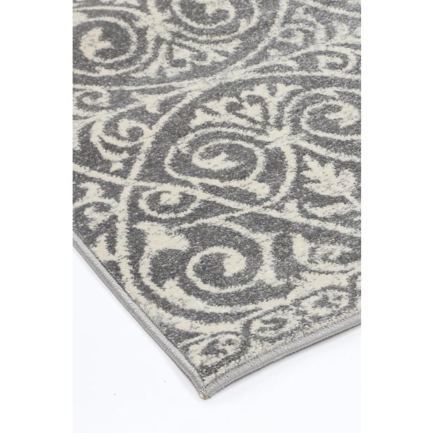 Delicate Katherine Grey Ivory Rug Image 4