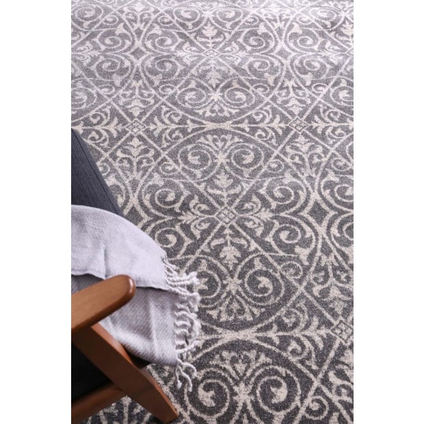 Delicate Katherine Grey Ivory Rug Image 6