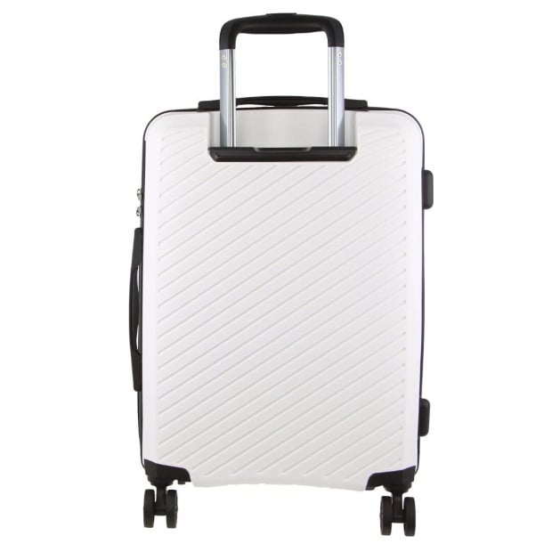 Milleni Hardshell 3-piece Luggage Bag Set Travel Suitcase - White Image 3