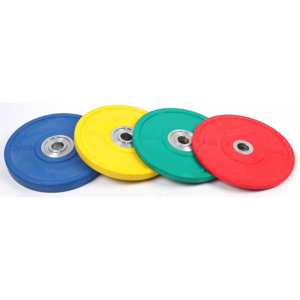 15KG PRO Olympic Rubber Bumper Weight Plate Image 3