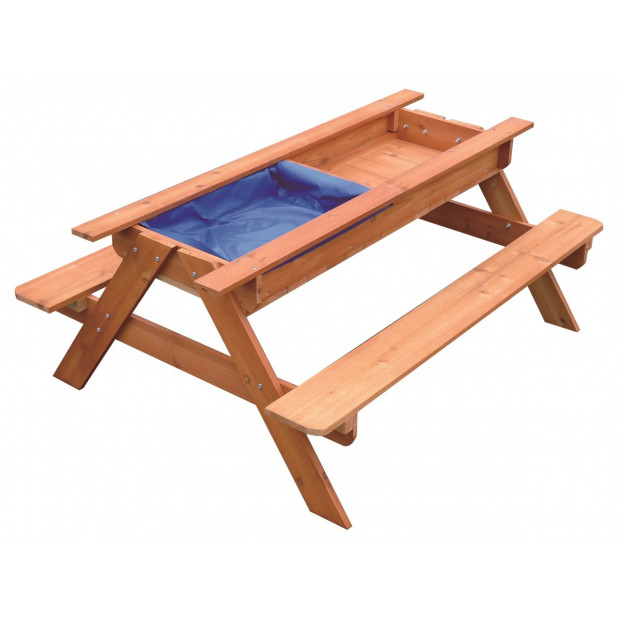 Sand & Water Wooden Picnic Table