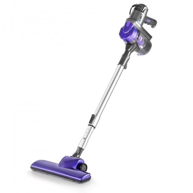 Corded Handheld Bagless Vacuum Cleaner - Purple and Silver Image 3