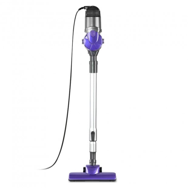 Corded Handheld Bagless Vacuum Cleaner - Purple and Silver Image 4