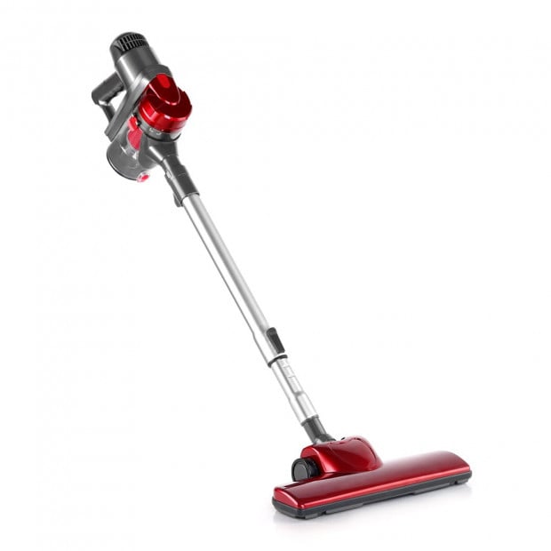 Corded Handheld Bagless Vacuum Cleaner Red and Silver