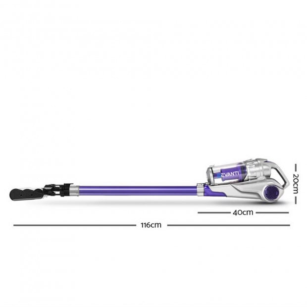 Cordless 150W Handstick Vacuum Cleaner - Purple and Grey Image 2