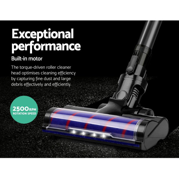 Cordless Handstick Vacuum Cleaner Head - Black Image 4