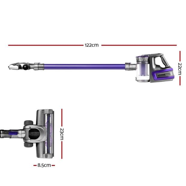 Handheld Vacuum Cleaner Stick Cordless Car Vacuum 2-speed Hepa Filter Image 2