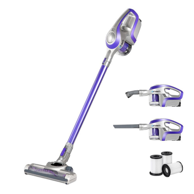 Stick Handheld Vacuum Cleaner Cordless Car Vacuum Cleaners 150W Blue