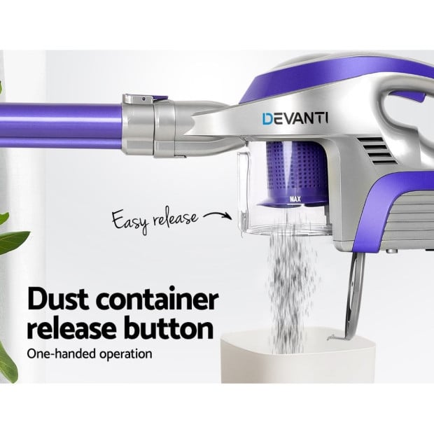 Stick Handheld Vacuum Cleaner Cordless Car Vacuum Cleaners 150W Blue Image 5