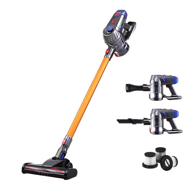 Handheld Vacuum Cleaner Stick Cordless Bagless 2-speed HEPA Filter