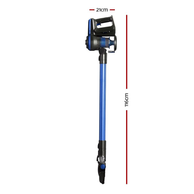 Handheld Vacuum Cleaner Cordless Handstick 250W Brushless Motor Blue Image 2