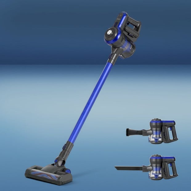 Handheld Vacuum Cleaner Cordless Handstick 250W Brushless Motor Blue Image 8