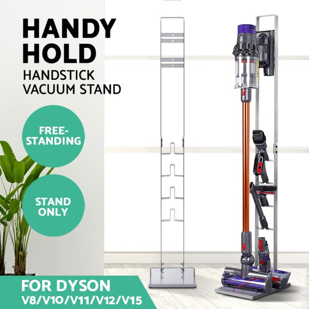 Freestanding Vacuum Stand Rack For Dyson V6 V7 V8 V10 V11 V12 Silver Image 3