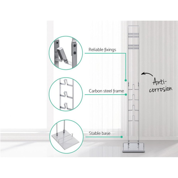 Freestanding Vacuum Stand Rack For Dyson V6 V7 V8 V10 V11 V12 Silver Image 4