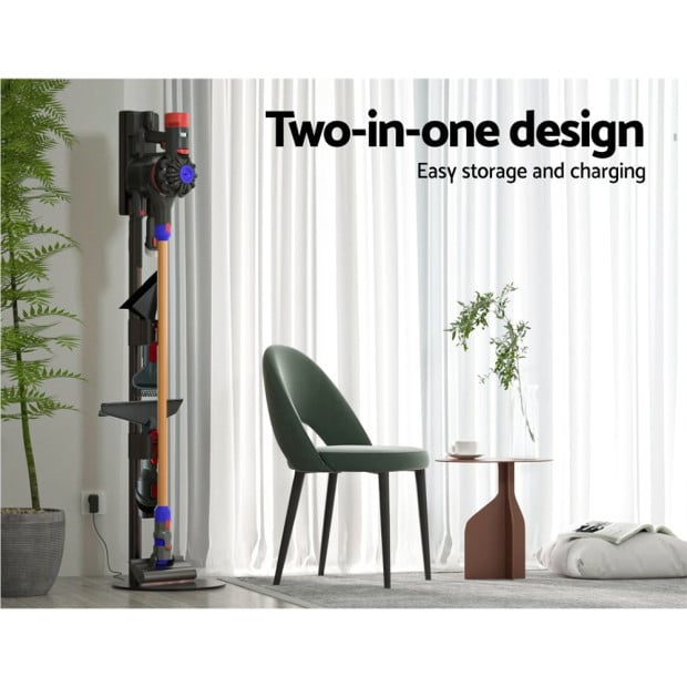 Freestanding Vacuum Stand Rack Dyson Handheld V6 V7 V8 V10 V11 Grey Image 5