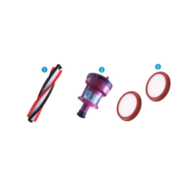 Roller Brush Filter Pads For Foldable Cordless Vacuum Cleaner VCHSG10 Image 8