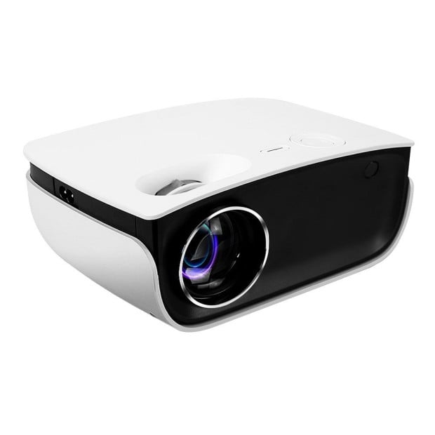 Mini Video Projector Wifi USB HDMI Portable 2000 Lumens HD 1080 White