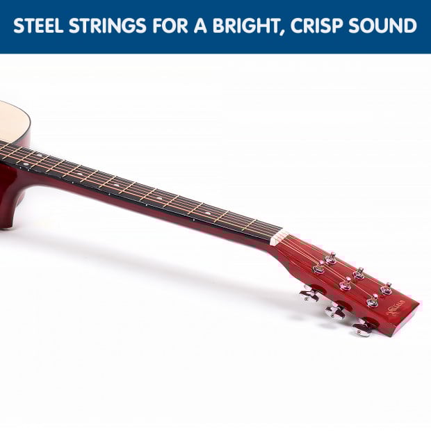 Karrera 41in Acoustic Wooden Guitar Natural Image 4