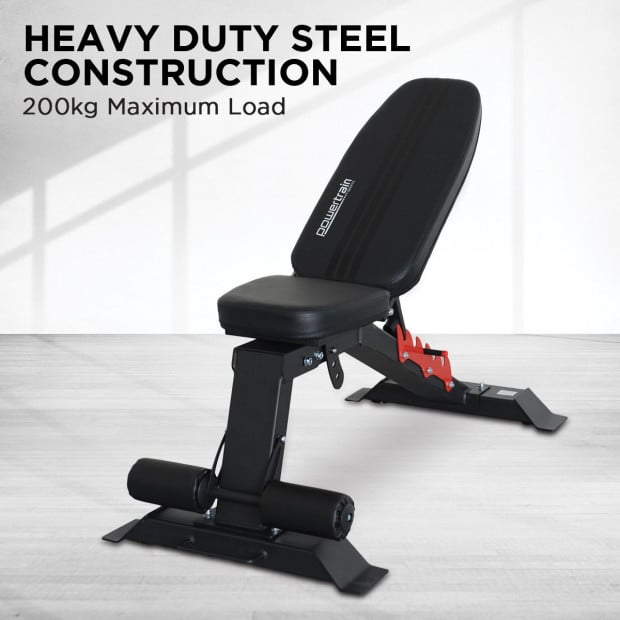 Powertrain Home Gym Adjustable Dumbbell Bench Image 3