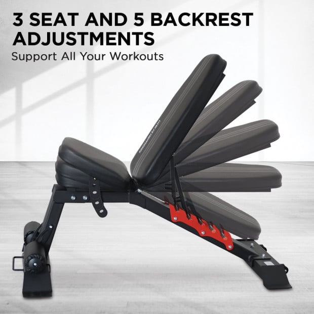 Powertrain Home Gym Adjustable Dumbbell Bench Image 4