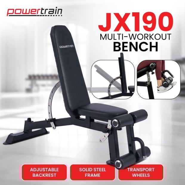 Powertrain JX190 Adjustable Multi Workout Weight Bench