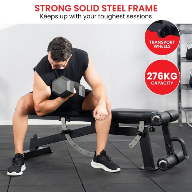 Powertrain JX190 Adjustable Multi Workout Weight Bench Image 8