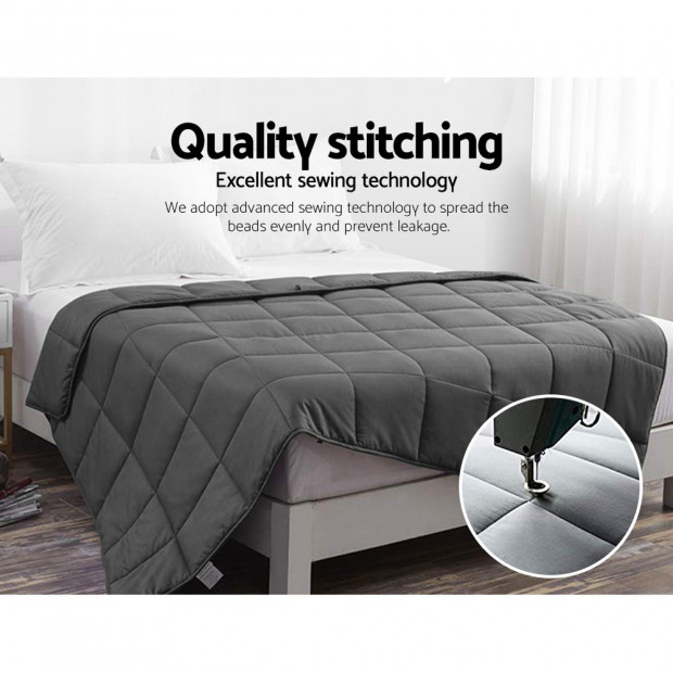 Bedding 2.3KG Cotton Weighted Gravity Blanket Deep Relax Kids Image 7