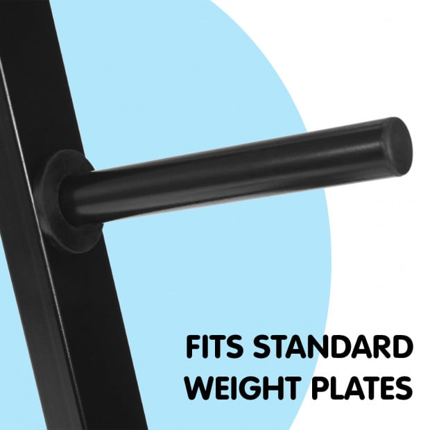 Powertrain Home Gym Weight Plates Storage Rack Image 4
