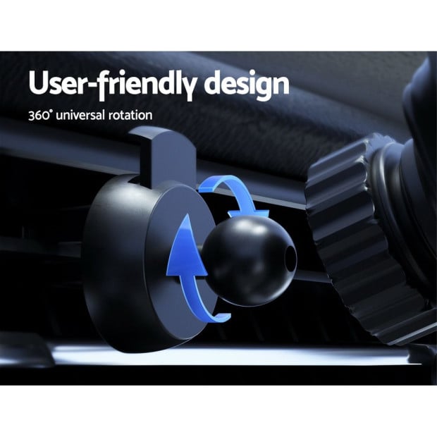 Wireless Car Charger Fast Charging Car Mount Vent Suction Cup Image 6