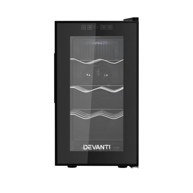 Wine Cooler 8 Bottle Thermoelectric Fridge Storage Chiller Image 2