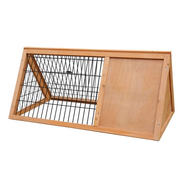 Furtastic Triangle Wooden Rabbit Hutch Image 5