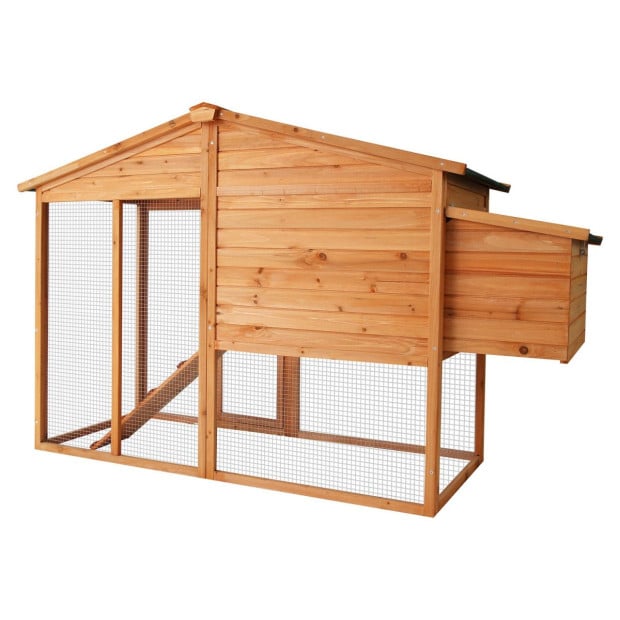 Furtastic Large Chicken Coop & Rabbit Hutch With Ramp Image 4