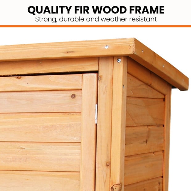 Furtastic 2-Storey Wooden Chicken Coop & Rabbit Hutch With Trough Image 6