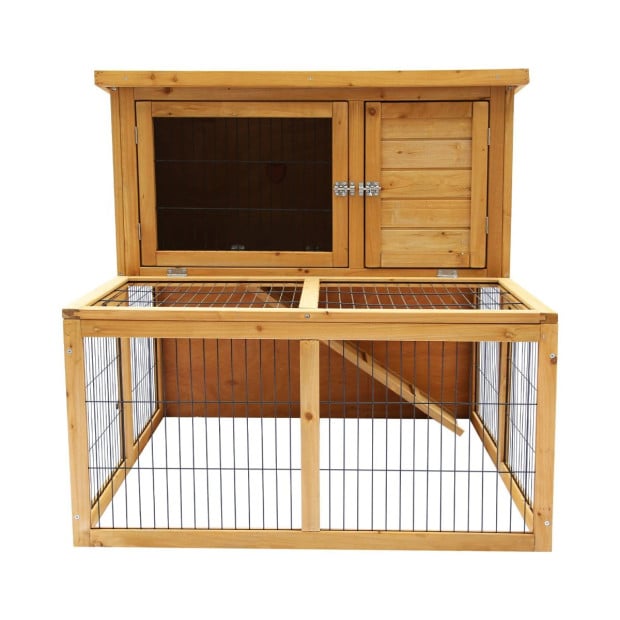 Furtastic 2-Storey Chicken Coop & Rabbit Hutch With Large Run Image 4