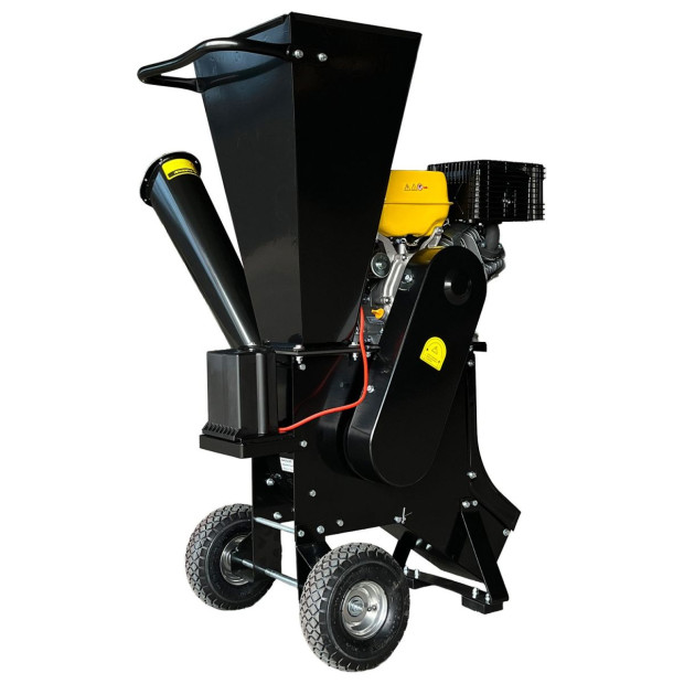 Ducar 601C 15HP Wood Chipper Key Start Shredder Mulcher Grinder Yellow Black Image 3