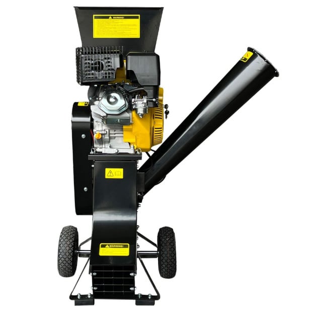 Ducar 601C 15HP Wood Chipper Key Start Shredder Mulcher Grinder Yellow Black Image 5
