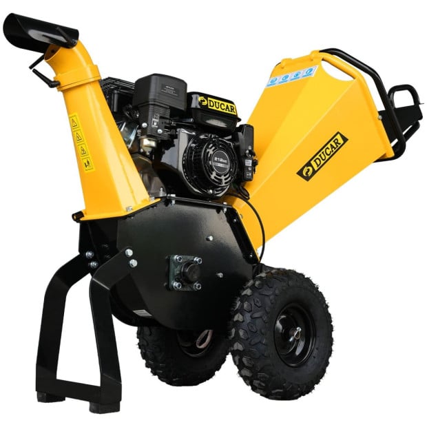 Ducar 70P 3600 RPM Wood Chipper w/ E-Start Shredder Mulcher Grinder Yellow Black Image 9