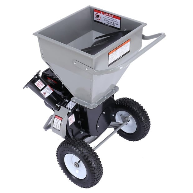Ducar 7HP Wood Chipper Shredder Mulcher Petrol Silver Black Image 7